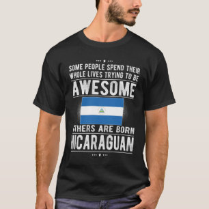 Camiseta Sinalizador Nicarágua Orgulho das Raízes da Nica