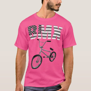 Camiseta Sinalizador Norte-Americano E Branco Bmx