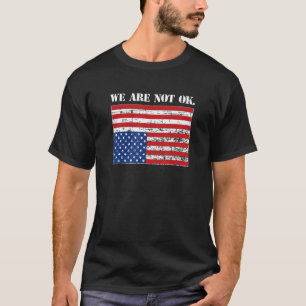 Camiseta Sinalizador norte-americano em socorro