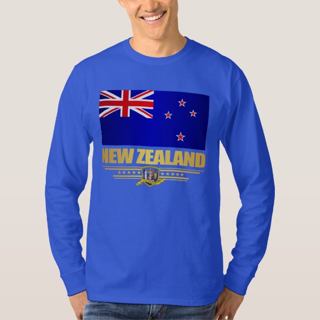 Camiseta Sinalizador Nova Zelândia (Frente)