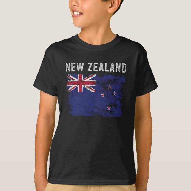 Camiseta Sinalizador Nova Zelândia Afetado (Frente)