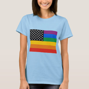 Camiseta Sinalizador orgulho gay