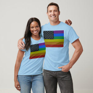 Camiseta Sinalizador orgulho gay
