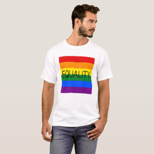 Camiseta Sinalizador Orgulho gay EQUALITY