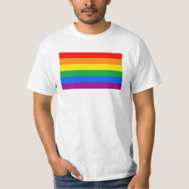 Camiseta Sinalizador Orgulho gay tradicional