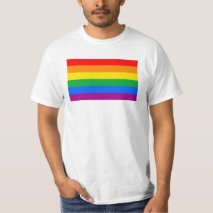 Camiseta Sinalizador Orgulho gay tradicional