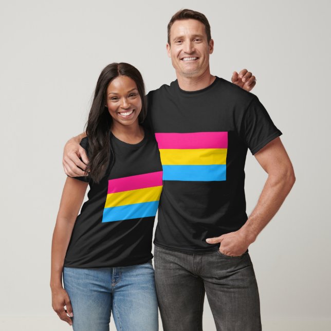 Camiseta Sinalizador Pansexual (Unissex)