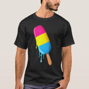 Camiseta Sinalizador Pansexual Do Sorvete Pansexual Lgbtq P
