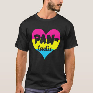 Camiseta Sinalizador Pansexual Pan-Tástico Correspondente L