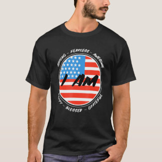 Camiseta Sinalizador Patriótico Positivo De Ditos Inspiraci