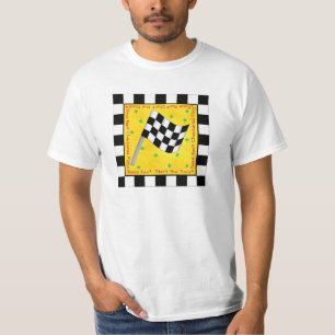 Camiseta Sinalizador Personalizado do Ventilador de Raça Pe
