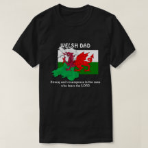 Sinalizador personalizável do PAI WELSH no País de