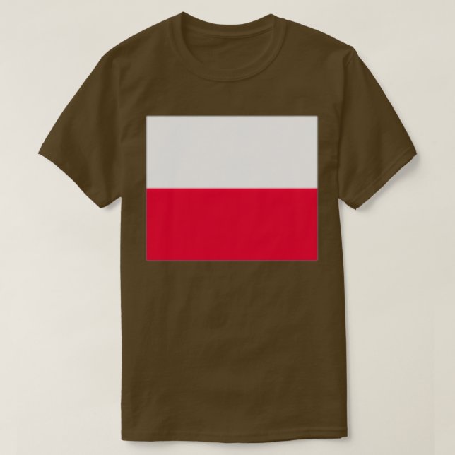 Camiseta sinalizador Polônia (Frente do Design)