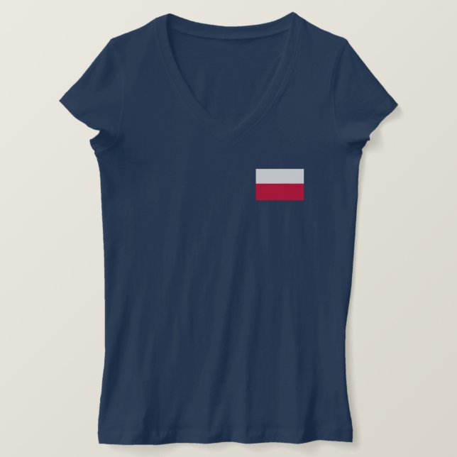 Camiseta Sinalizador Polônia (Frente do Design)