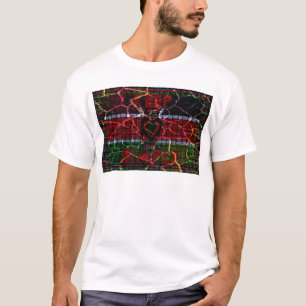 Camiseta Sinalizador rachado: Mantenha Simples - Resiliênci