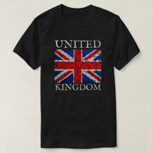 Camiseta Sinalizador Retro Reino Unido
