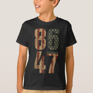 Camiseta Sinalizador Retroativo Dos Eua 86 47 Anti Trump _1
