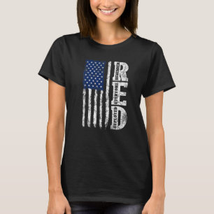 Camiseta Sinalizador Retroativo dos EUA Lembre-se de Todos