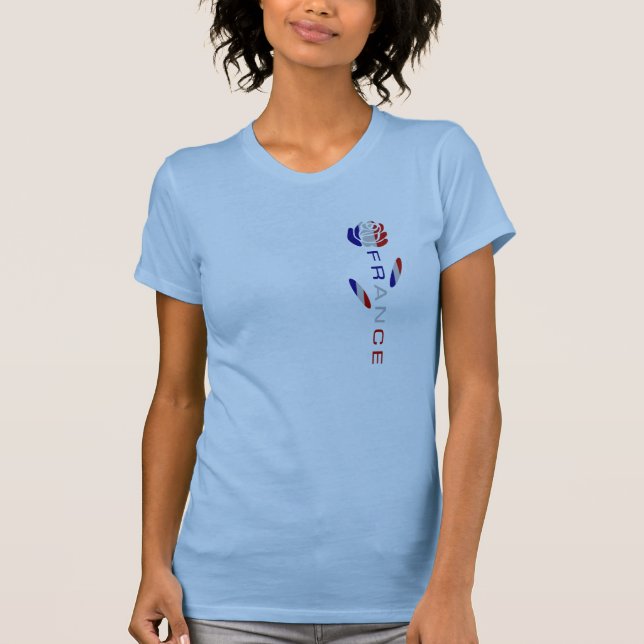 Camiseta Sinalizador Rosa francês (Frente)