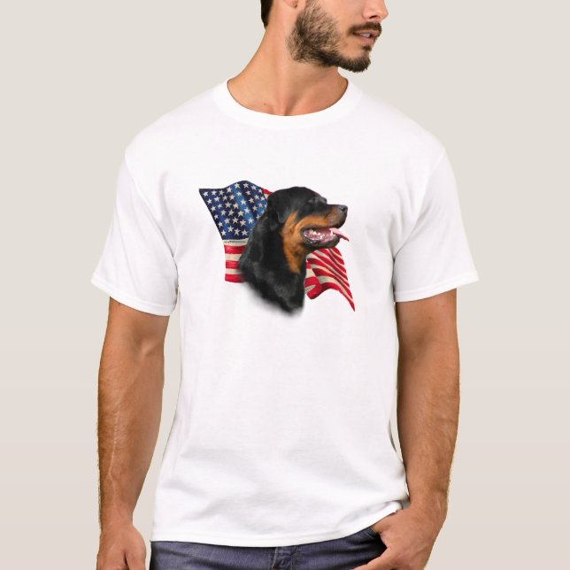 Camiseta Sinalizador Rottweiler (Frente)