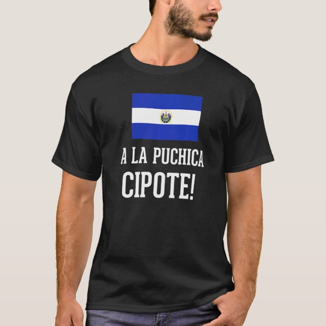 Camiseta Sinalizador Salvadorenho DNA El Salvador Ala Puchi (Frente)