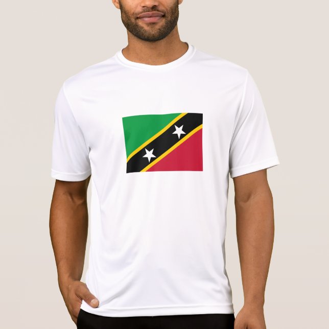 Camiseta Sinalizador santo Kitts e Nevis (Frente)