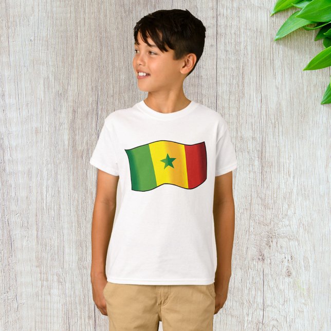 Camiseta Sinalizador Senegal (Criador carregado)