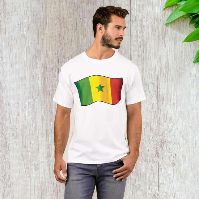 Camiseta Sinalizador Senegal (Criador carregado)