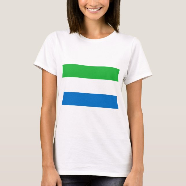 Camiseta Sinalizador Serra Leoa (Frente)