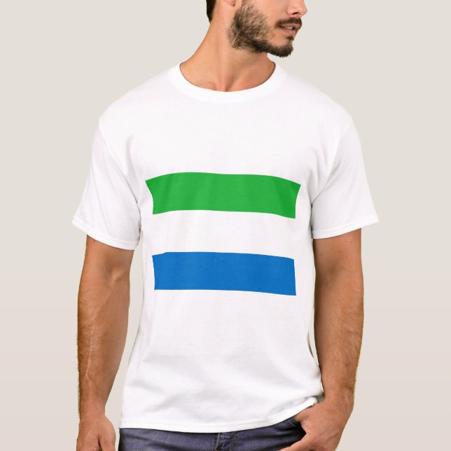 Camiseta Sinalizador Serra Leoa (Frente)