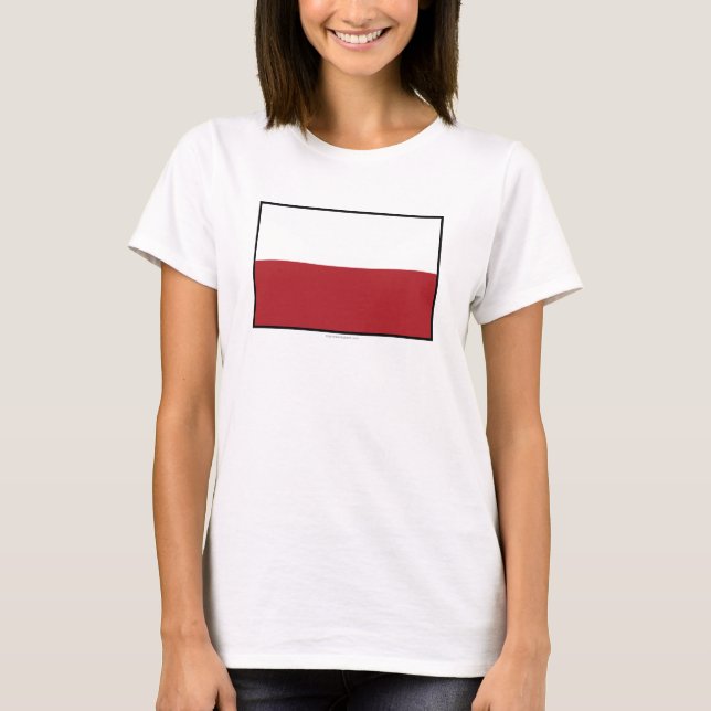 Camiseta Sinalizador simples Polônia (Frente)