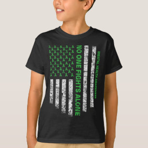 Camiseta Sinalizador Sozinho Saúde Mental Sensibilização Ni