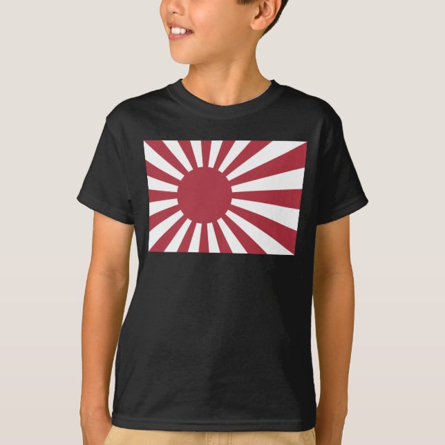 Camiseta Sinalizador Sun Imperial de Ascensão do Japão, Edo (Frente)