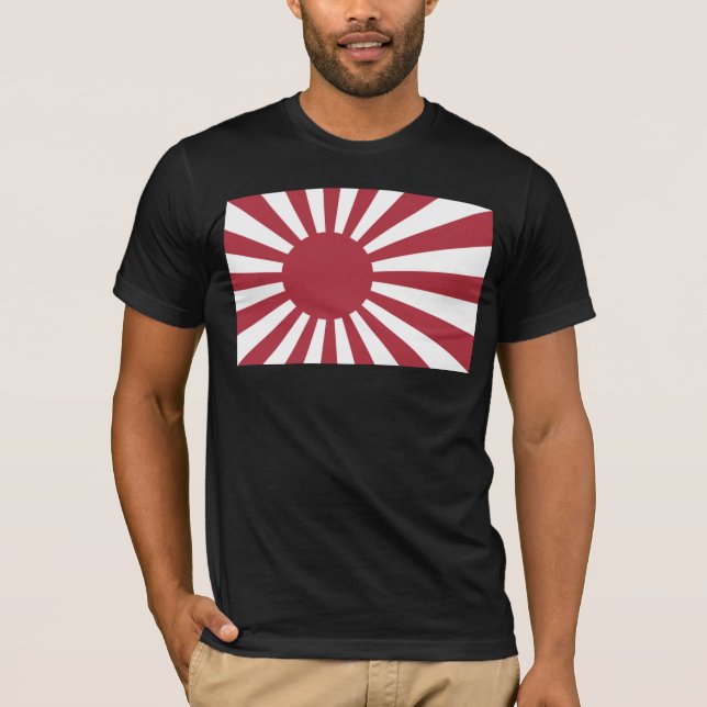 Camiseta Sinalizador Sun Imperial de Ascensão do Japão, Edo (Frente)