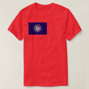 Camiseta Sinalizador Taiwan e Emblem