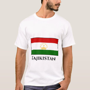 Camiseta Sinalizador Tajiquistão