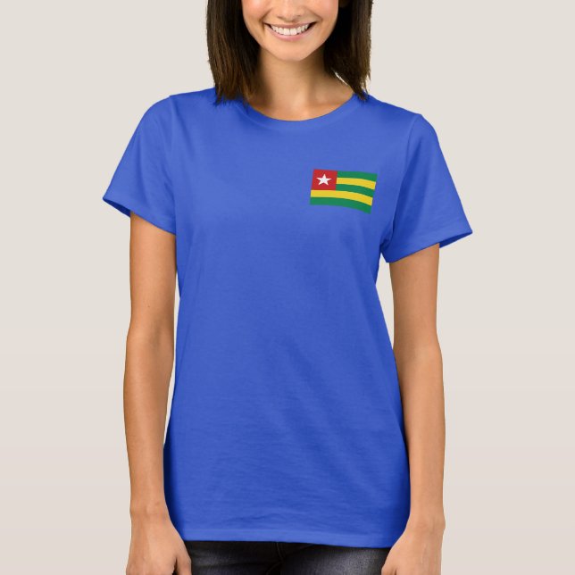 Camiseta Sinalizador Togo e T-Shirt Map Dk (Frente)