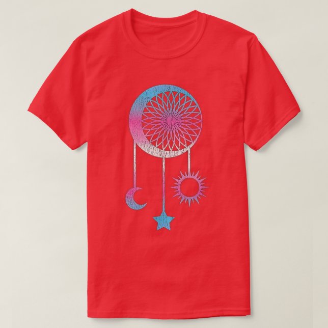 Camiseta Sinalizador Transgender Celestial Trans Pride Sina (Frente do Design)