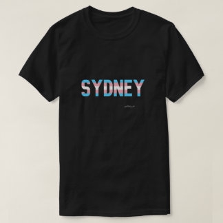 Camiseta Sinalizador Transgênero do Orgulho Sydney