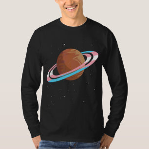 Camiseta Sinalizador Transsexual Orgulho Trans Mês Saturno