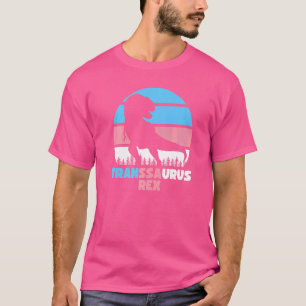 Camiseta Sinalizador Transsurus Rex Transgender Para Orgulh