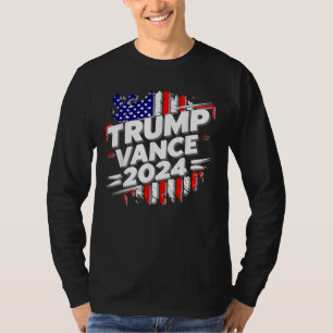 Camiseta Sinalizador Trump Vance 2024 EUA