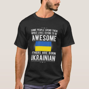 Camiseta Sinalizador Ucraniano Fantástico Ucrânia Raízes Uc