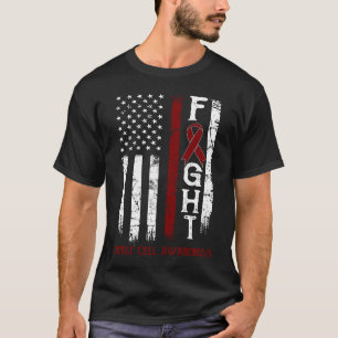 Camiseta Sinalizador US do Guerreiro de Células Falsiformes