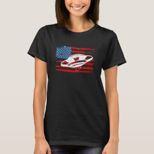 Camiseta Sinalizador Usa Alienígena de Objeto Voador Não Id