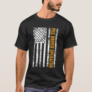 Camiseta Sinalizador Usa do Operador do Controlador de Pilh
