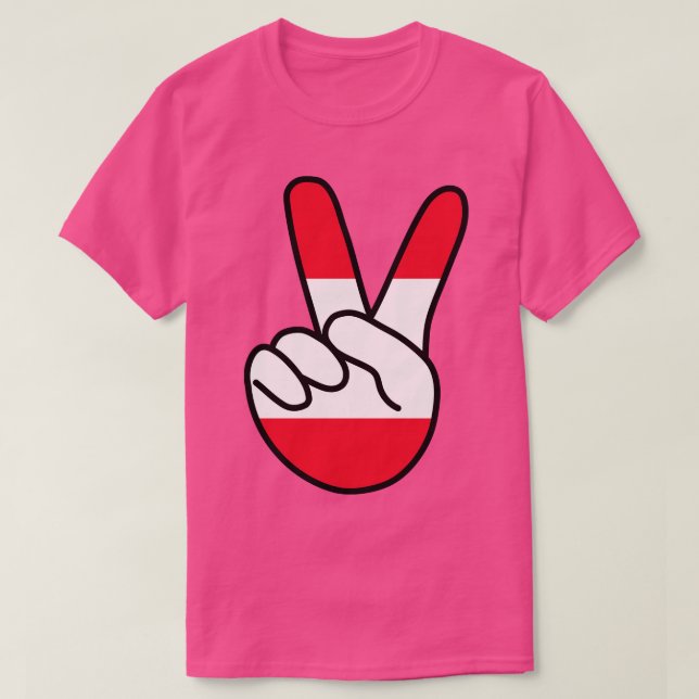 Camiseta Sinalizador V Áustria (Frente do Design)