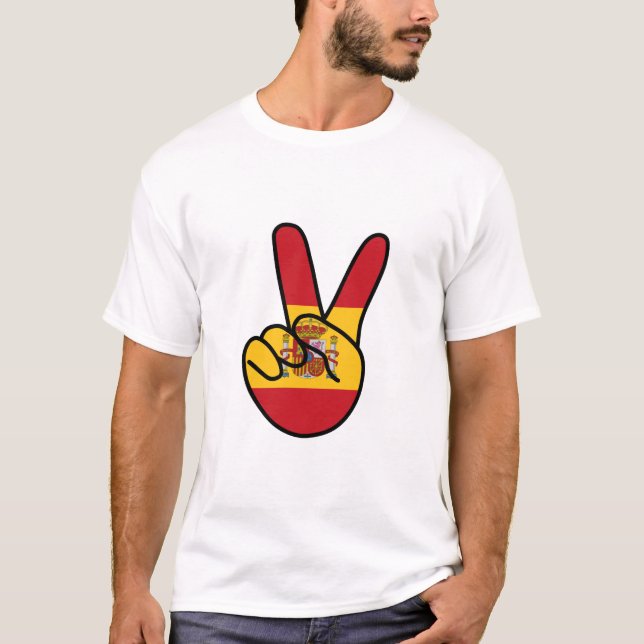 Camiseta Sinalizador V de espanha (Frente)