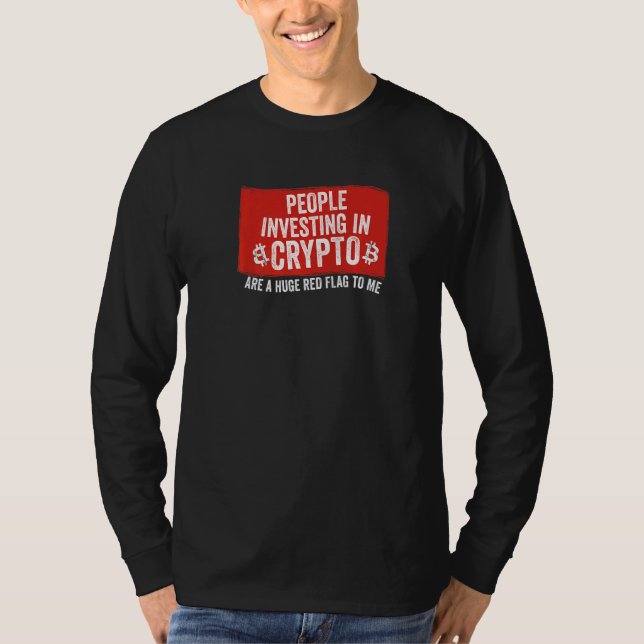 Camiseta Sinalizador Vermelho Enorme De Memória Cripto Do P (Frente)