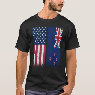 Camiseta Sinalizadores Americanos Orgânicos da Nova Zelândi
